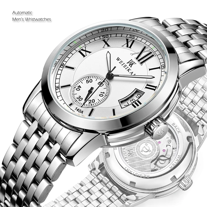 

Fashion Mechanical Men Watches Top Brand Luxury Analog Auto Date Waterproof Men Business Automatic Wrist Watch Relogio Masculino