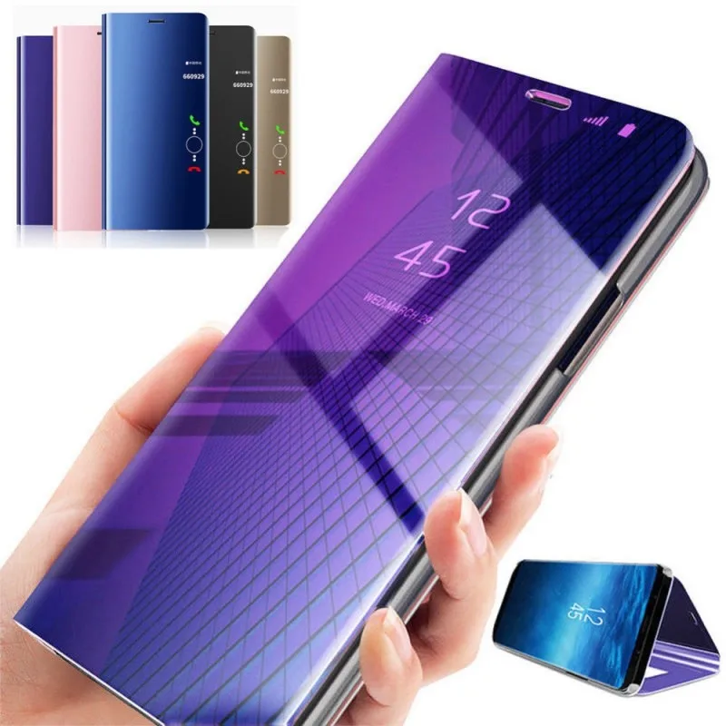 

Redmi Note 7 Pro Smart Sleep Mirror Case For Xiaomi Redmi Note 5 6 7 Pro Plus 5A 6A 4 4X 3 S2 Y2 GO Flip Leather Case Cover