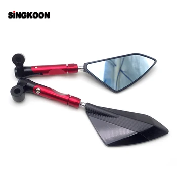 

8 10mm universal motorcycle Accessories mirrors cnc Rearview Side Mirror FOR suzuki bandit 1200 honda cb750 cb125r pcx 150
