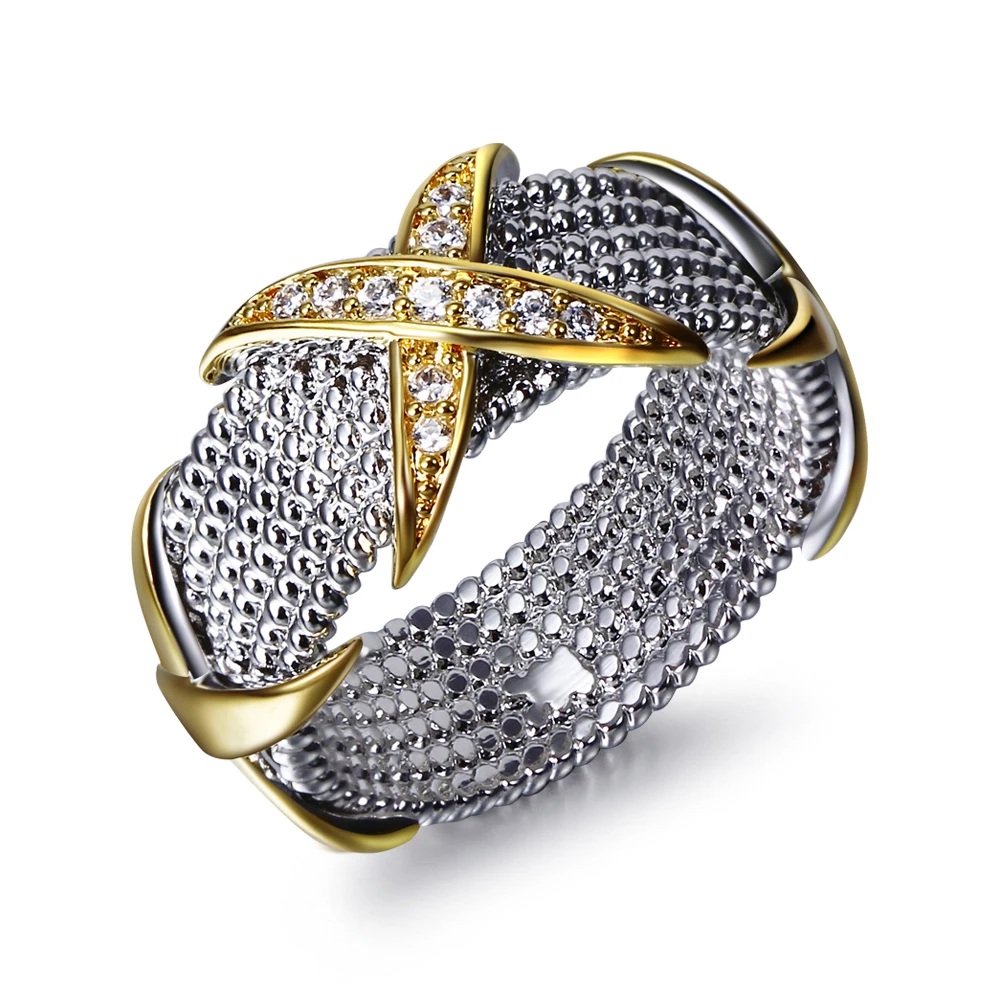 Casual Simple Rings for Women Zircon Jewelry Anniversary Gift