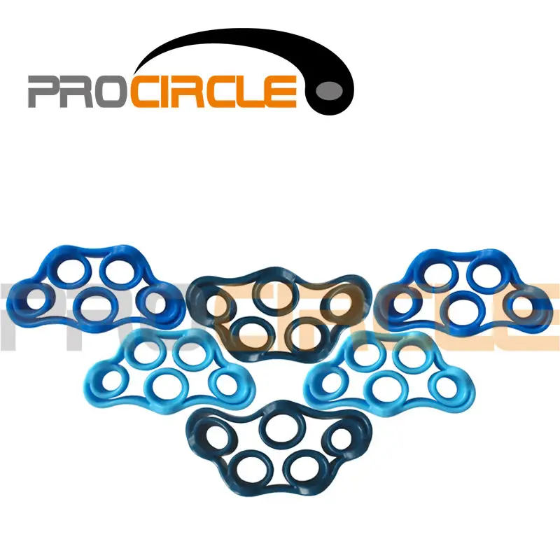 ProCircle набор силиконовых ремней сопротивления для рук, тренажер для йоги, носилки для пальцев