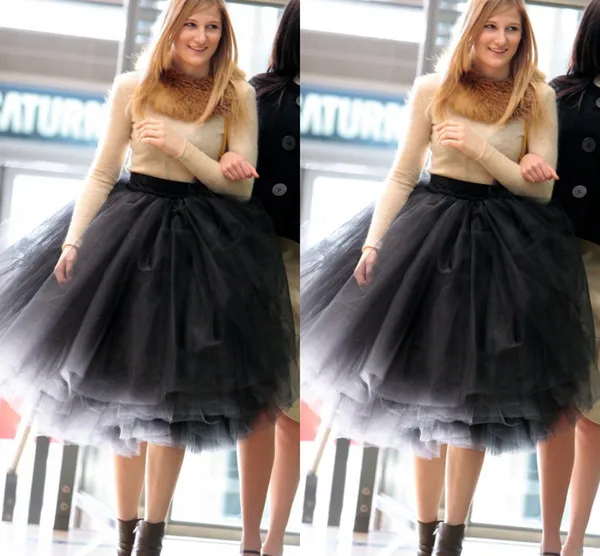 

Ball Gown Putty Bridal Skirt Multilayer Short 2019 Adult Tutu Tulle Skirt Plus Size Ghost Black Wedding Skirt Color Available