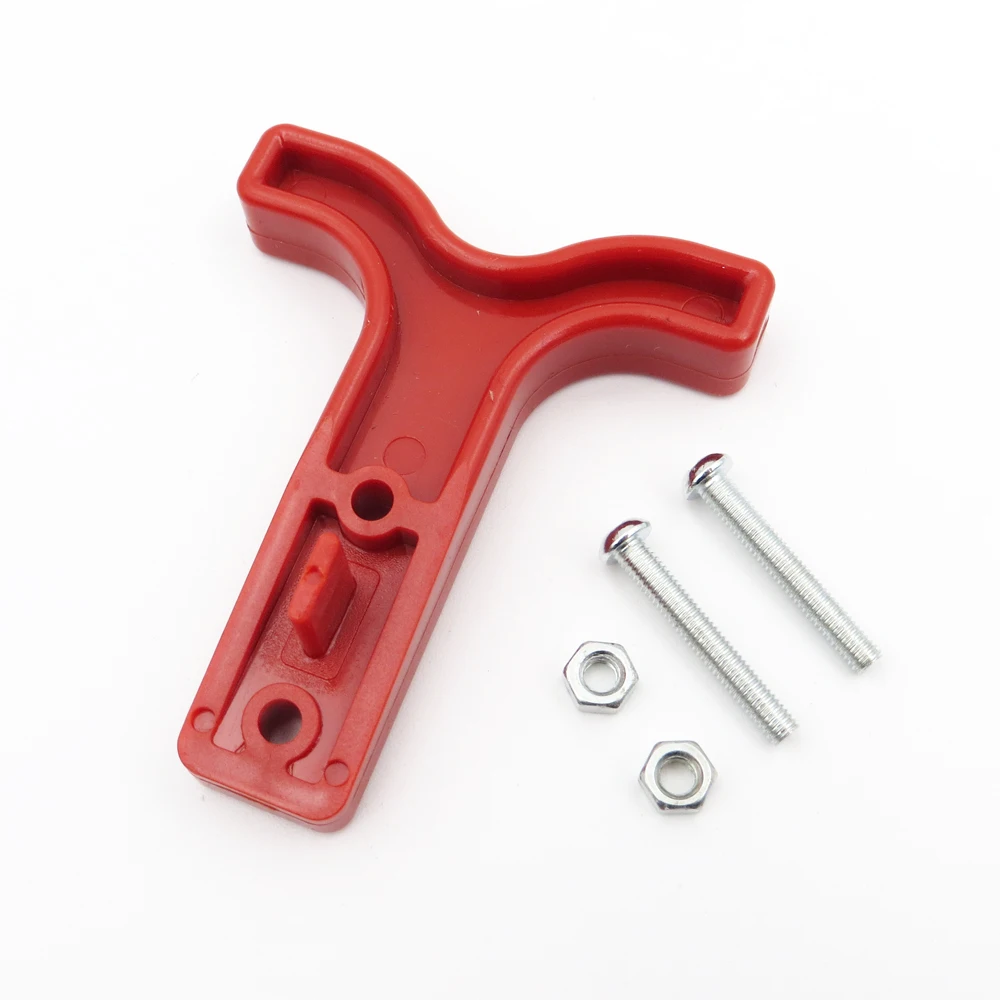 

1SET X T handle Power Quickly Connect plug connector 50 amp dual pole battery 50A 600V 2 bolts and 2 nuts