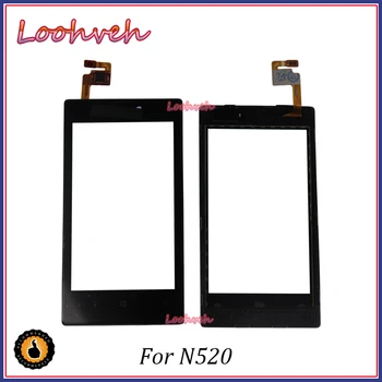 

10Pcs/lot High Quality 4.0'' For Nokia Lumia 520 N520 Touch Screen Panel Sensor Digitizer Outer Glass Lens