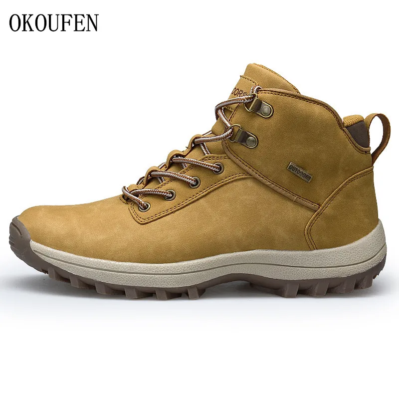 Okoufen/Большие размеры 39-46 Брендовая обувь для пеших прогулок мужские весенние