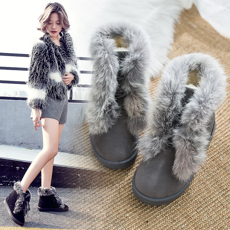 

Winter Boot Fur Women Fashion Plush Shoes High Top New Sneakers Tenis Feminino Trend Casual Female Shoes Woman School Shoes Girl