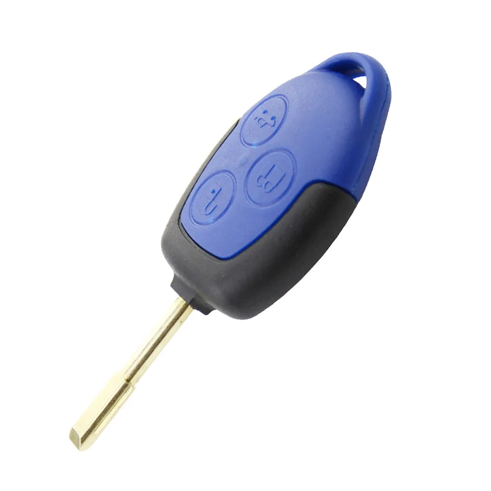 Kaufen Nach markt 433 mhz 4D63 Chip P N 6C1T15K601AG 3 Taste Remote Auto Key Fob für Ford Transit WM VM Mit Schwarz Klinge FO21