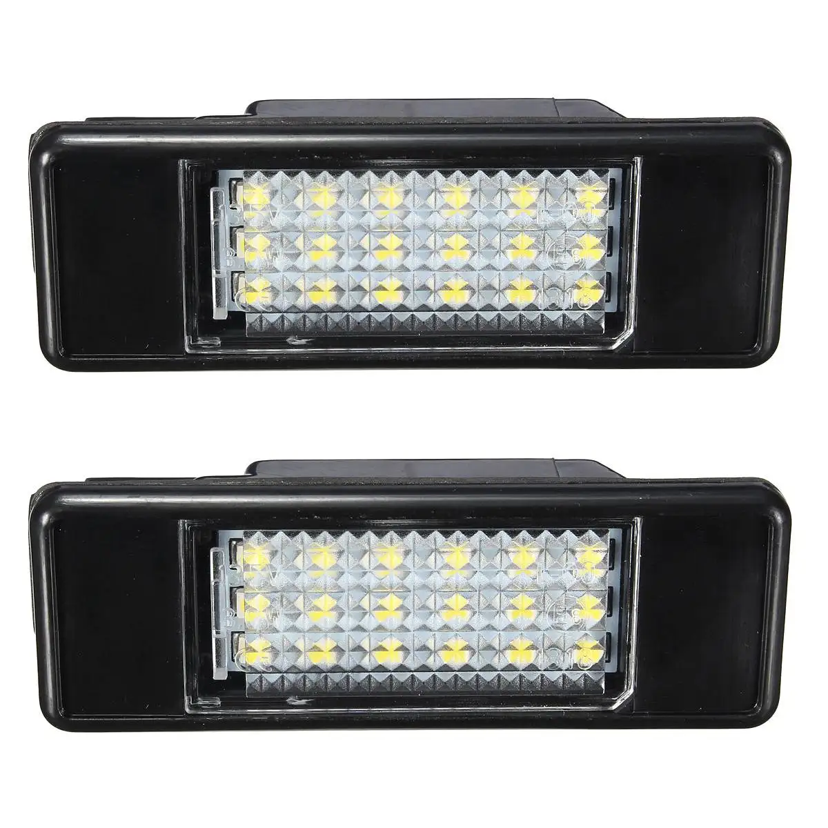 2 x Car Rear 18 LED SMD License Number Plate Light Lamp 6000K For Peugeot 106 207 307 308 406 407 508 For CITROEN C3 C4 C5 C6 C8