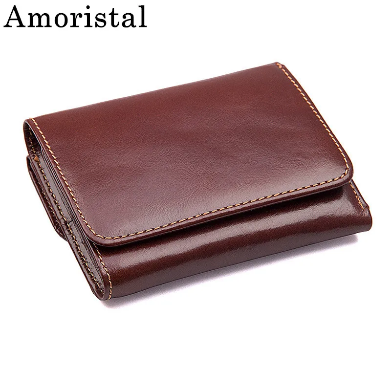 

Men Wallets 100% Genuine Leather Purse with Credit Card Holder Male Wallet Zipper Coin Pocket Photo Holder Cartera Hombre B525