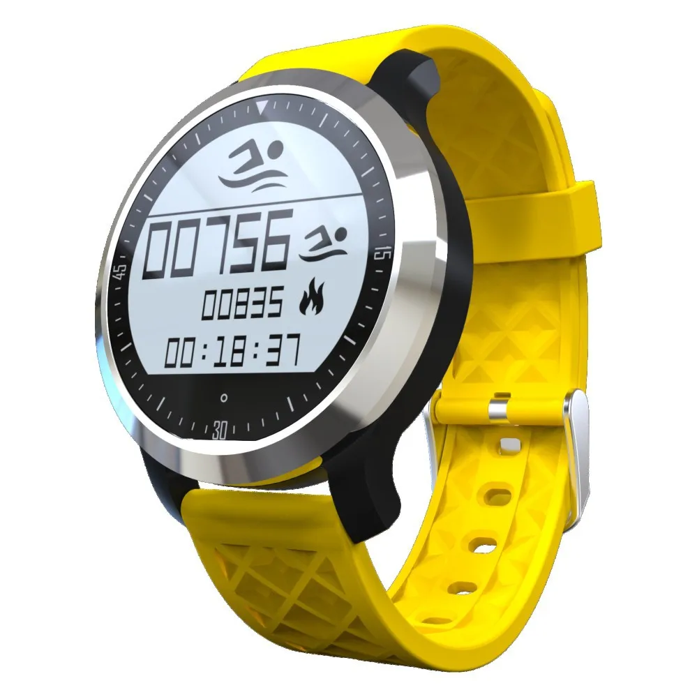 F69 Sport font b Smartwatch b font IP68 Waterproof Backlight Touchscreen Bluetooth 4 0 Swimming Mode