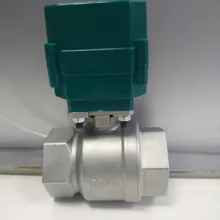 Без ручного переключения автоматического CTF-001 10nm DN32 DN40 DN50 CR01 CR02 DC5V DC12V DC9-35V мама NPT резьба BSP Электрический SS304 водяной клапан