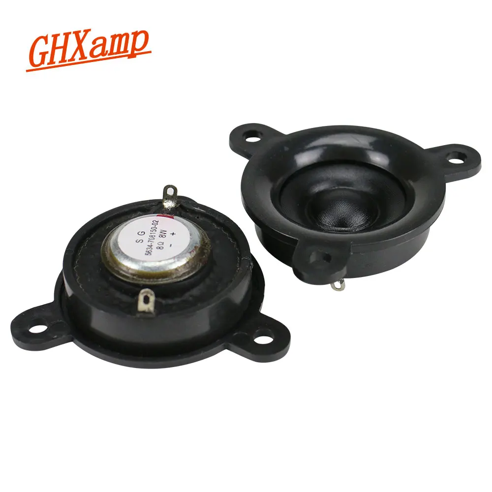 

GHXAMP 1.5 inch 40MM Tweeter Treble Speaker 8ohm 8W Neodymium Silk Film for Home use Car Audio 2PCS