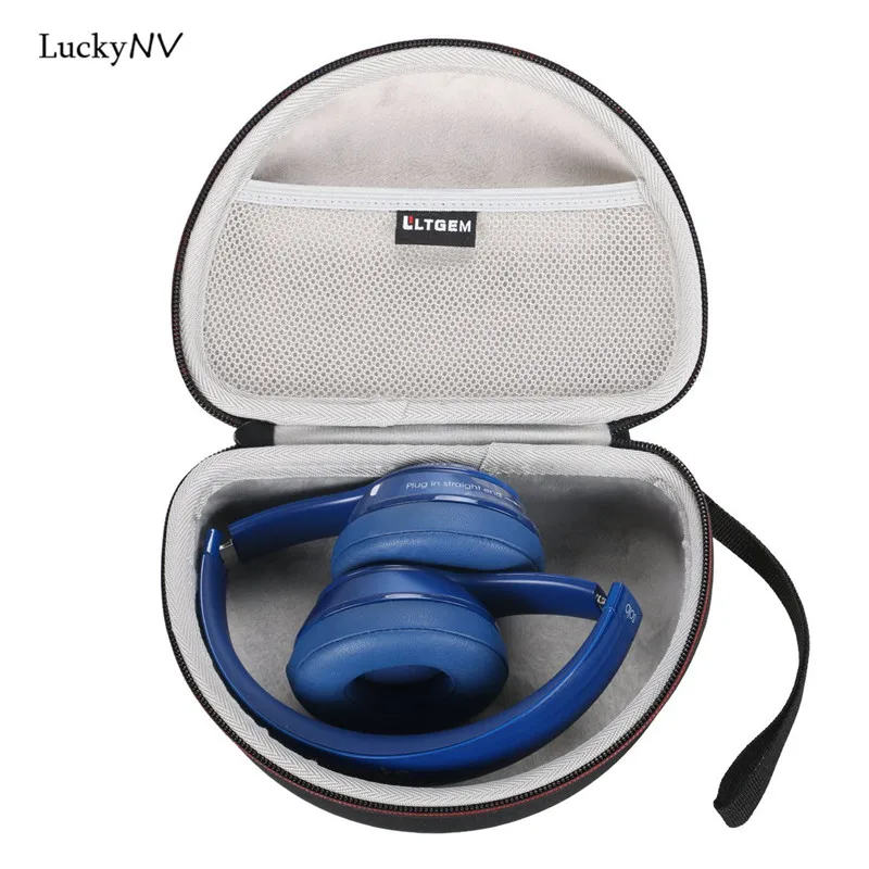 

LuckyNV Storage Case Hard EVA Bag For Beats by Dr. Dre Solo2 / Solo3 Headphone Headsets Earphone Carrying Cover Pouch Box