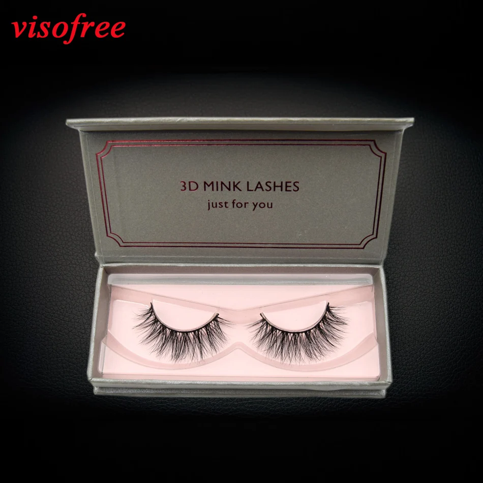 

Visofree Mink Lashes 3D Mink False Eyelashes Long Lasting Lashes Natural Mink Eyelashes cruelty free lashes