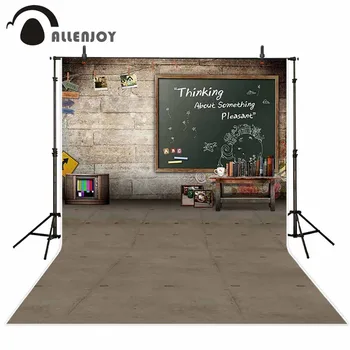 

Allenjoy backgrounds for photography studio Blackboard books backdrop Photo fundos fotograficos Free Shipping photocall