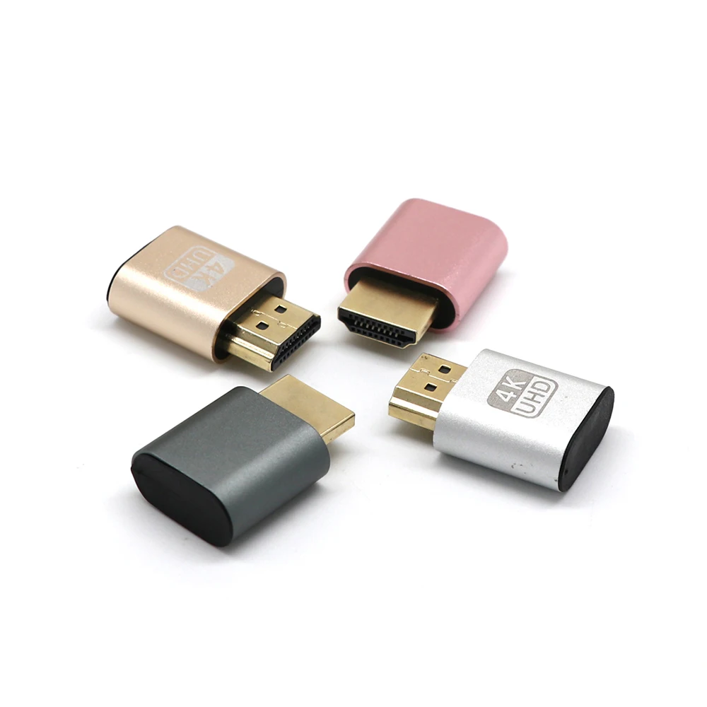 Горячая Распродажа виртуальный разъем VGA HDMI 1 4 DDC EDID пустышный адаптер эмулятор