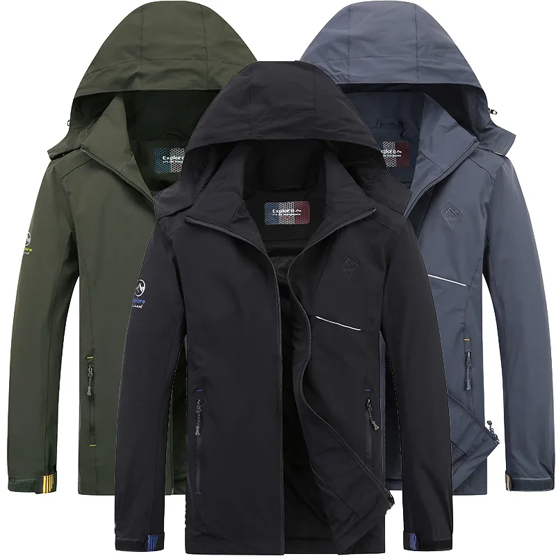 

Men's Tactical Waterproof Plus Size Coat Men Combat Army Tactical Jacket Casual Soft Shell Lightweight Military Bomber Jackets