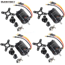 4 компл./лот Sunnysky X2826 550KV 740KV 880KV 1080KV Outrunner с внешним ротором бесщеточный мотор для RC вертолет