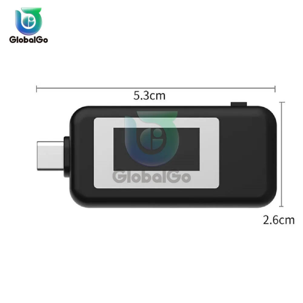 USB тестер Тип C ЖК-дисплей постоянного тока цифровой вольтметр измеритель мощности многофункциональный Ампер Вольтметр Амперметр