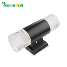 LemonBest 20 Вт IP65 Светодиодный светильник для крыльца вверх вниз открытый светильник ing настенные лампы двойной цилиндр COB водонепроницаемый светильник для гостиной