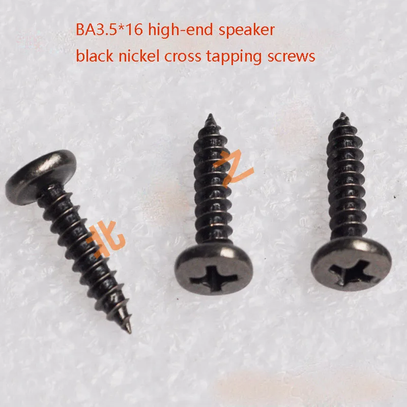 100pcs/lot BA3.5*16 cross self tapping speaker plus hard screw
