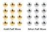 Showlove-12Pairs  316L Surgical Steel Gold&Steel Without Gem Ear Piercing Studs Earrings Piercing Body Jewelry ► Photo 3/4