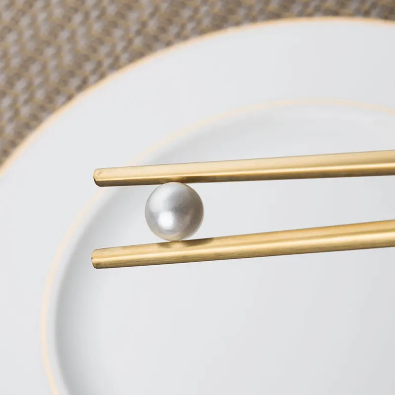 

Dropshipping 1 Pair Square Chopsticks 304 Stainless Steel Titanium Gold Colorful Chopstick MDP66