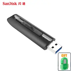 SanDisk USB флэш-накопитель 32 Гб 64 Гб 128 ГБ CZ800 флешки USB 3,1 двойной интерфейс накопитель для iPhone iPad iPod APPLE