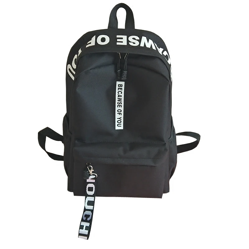 

2018 Amasie unisex backpack book bag causal daily bag pack sac a dos Nylon letter printing men backpack EGT9005