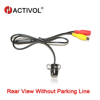 

Without parking line Universal night view rear view camera Waterproof small butterfly plug in universal backup Camera