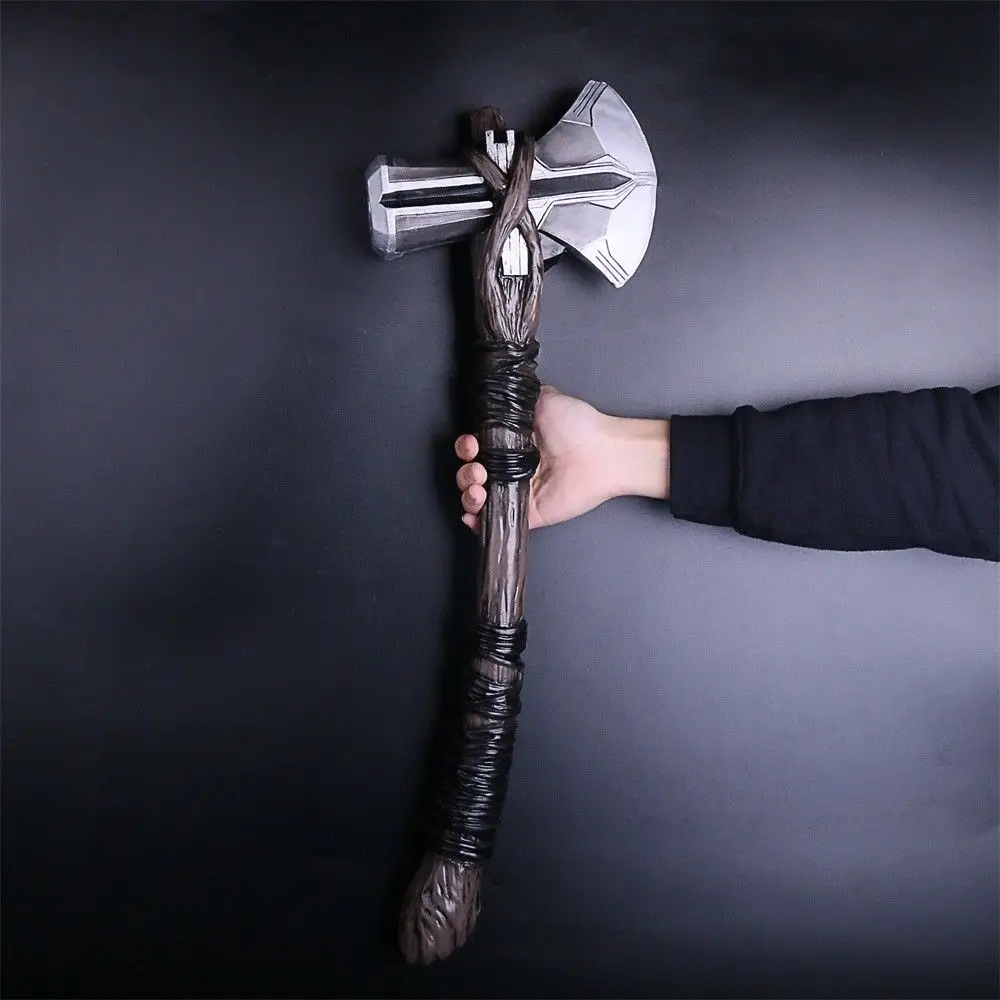 2018 Infinity War Thor Stormbreaker Axe Cosplay Avengers 3 Thor New Handmade Axe Halloween Party Props (3)