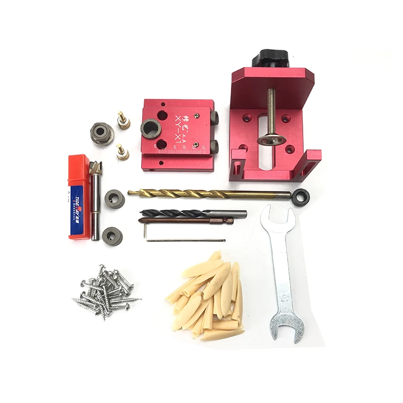 Buy Pocket Hole Drill Guide Dowel Jig Set Drilling