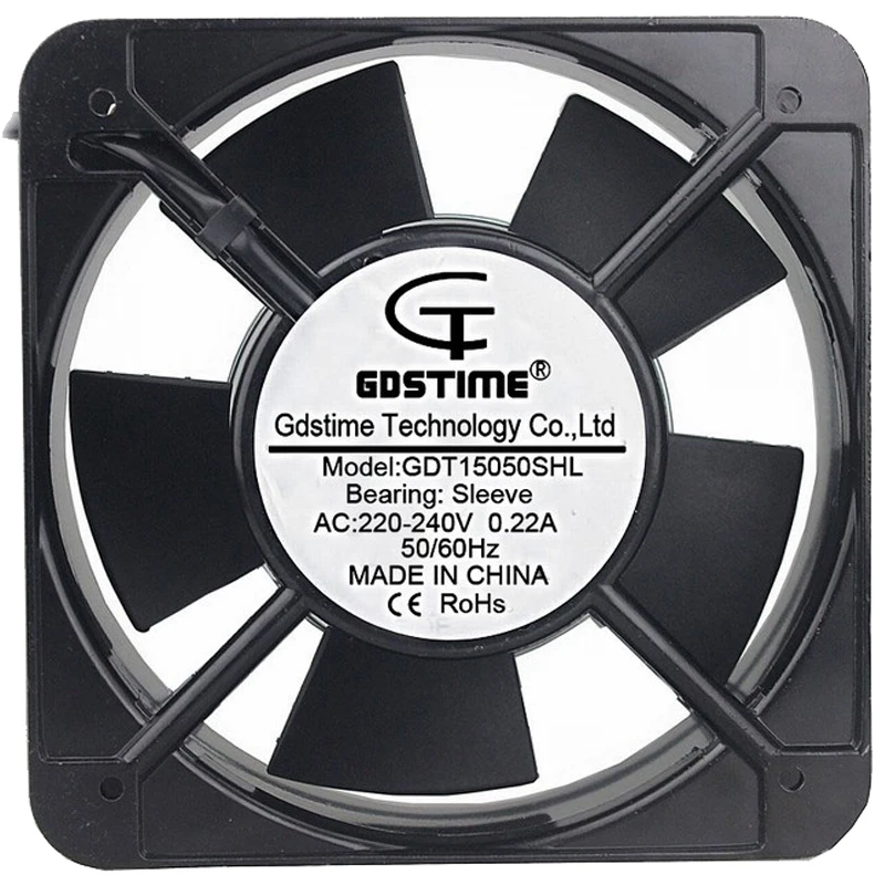 Gdstime 150*150*50 мм промышленный вентилятор охлаждения переменного тока 220 в 240 В 150 мм 15 см 15050