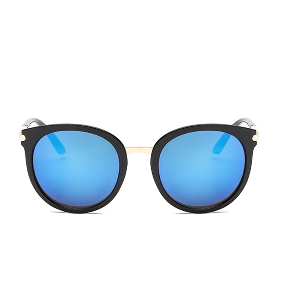 Новинка, солнцезащитные очки для женщин, для вождения, зеркальные, Ретро стиль, для женщин, светоотражающие, Плоские линзы, солнцезащитные очки для женщин, oculos UV400 - Цвет линз: C3