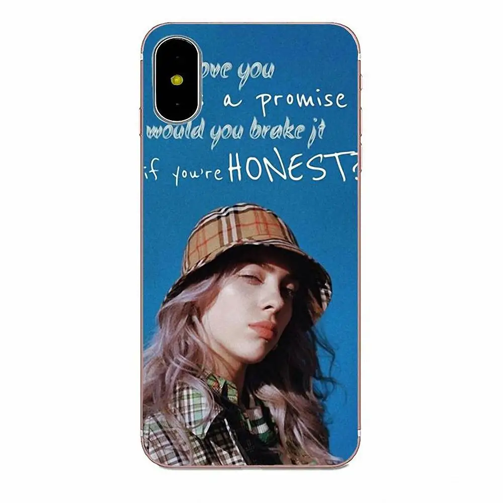 Чехол для мобильного телефона с дизайном Billie Eilish Samsung Galaxy Note 5 8 9 S3 S4 S5 S6 S7 S8 S9 S10 mini