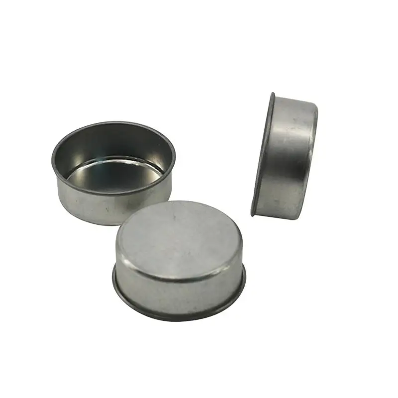 

10 PCS Empty Tealight Candle Tins Molds Jars Cosmetic Sample Containers For DIY Candle Making