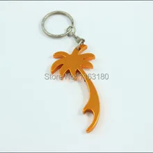 480 шт./лот Пальма формы брелки могут открывалка для бутылок пива кольцо для ключей акция подарок