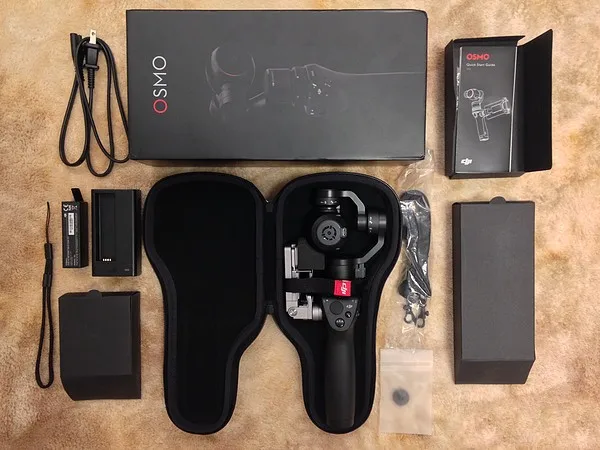 DJI OSMO Handheld 4K Camera With DJI FM 15 Flexi Microphone And Stabilizer Phantom 3 3 Axis Gimbal EMS Free