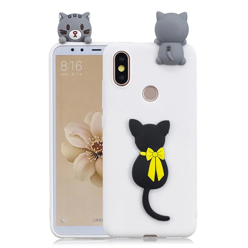 Мягкий силиконовый чехол из ТПУ для Huawei Y6 2019 Fundas 3D единорог панда кот телефона Y9 Y5