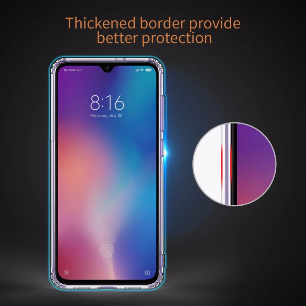 Чехол для Xiaomi Mi 9 SE NILLKIN Nature TPU прозрачный мягкий чехол для задней панели защитный чехол для Xiaomi Mi 9 SE