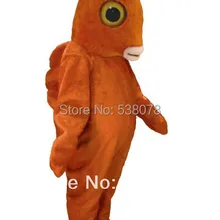 Оранжевый Garibaldi костюм талисмана рыбы морские животные Mascotte наряд костюм кунг-фу панды для сцены реквизит ТВ реклама карнавал SW683