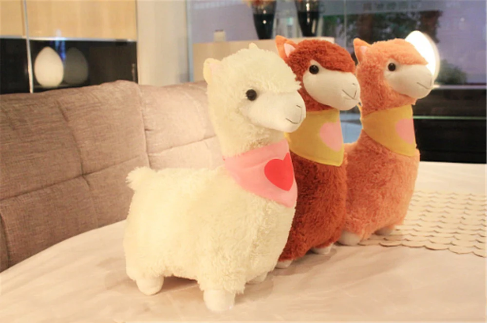 Fancytrader Soft Plush Toy Alpaca BigStuffed Animals Sheep Doll 45cm One Piece Gifts for Kids 12