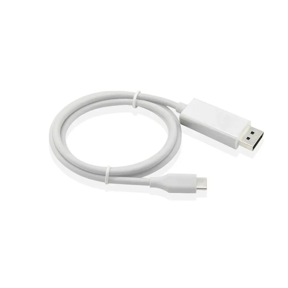 

5pcs Port Cable Portable Type c to DP Cable DP Male 4K Cable Adapter 1m USB C to Display for MacBook for Mobile Phone