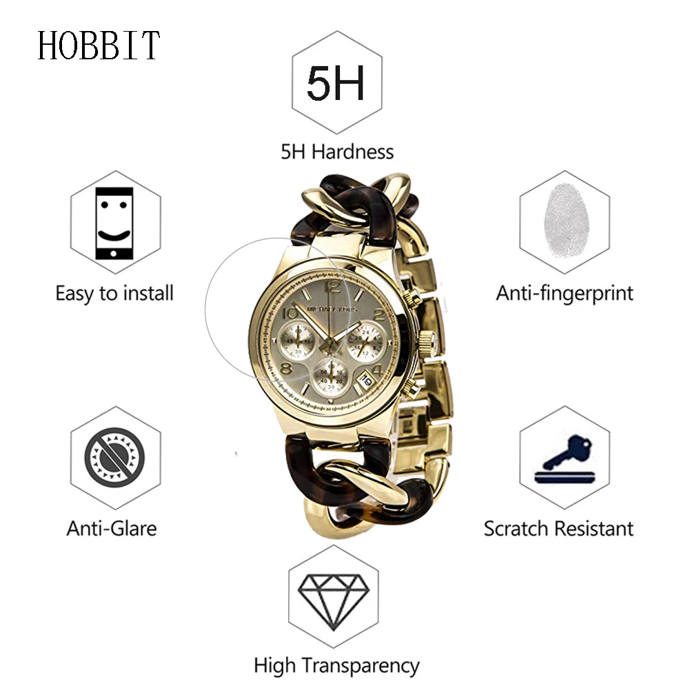 3Pack For Michael Kors MK4222 MK4263 5H NANO  Explosion-proof Screen Protector High Definition Anti-shock Smart Watch Film