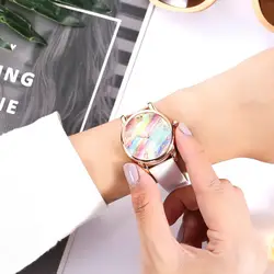 2019 Новое поступление женские часы элегантные модные градиентные женские часы с циферблатом наручные часы поводок собаки часы Reloj Mujer Часы