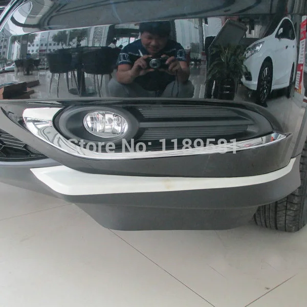 

For Honda VEZEL 2014 2015 2016 ABS Chrome front Bumper Protector Trim Car Accessories Stickers