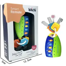 Детская игрушка музыкальная ключа автомобиля Smart Remote автомобилей голоса освещения Комбинации музыкальные игрушки ребенка раннего развивающие игрушки