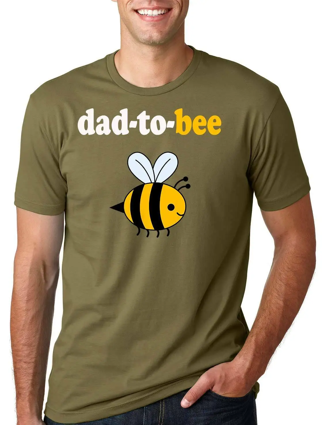 Мужская футболка с надписью Dad to Bee Future dad be Dad-to-be новинка 2019 модные брендовые