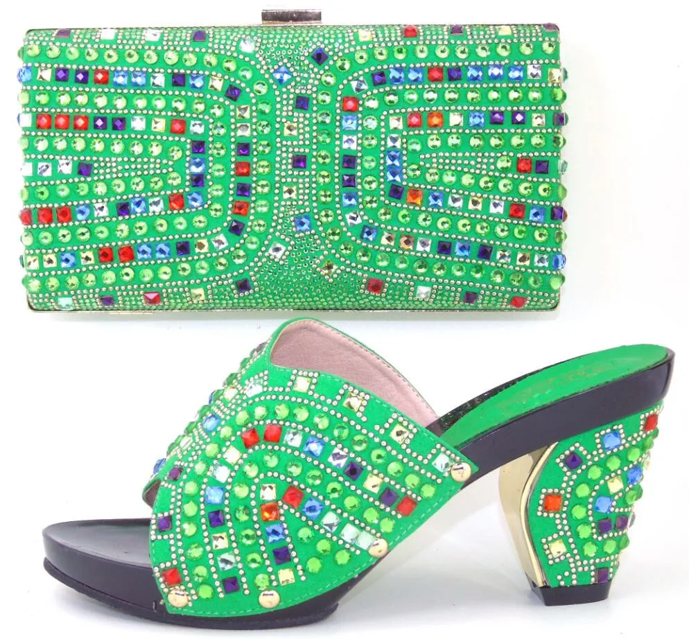 

Italian design Matching shoe and bag set,African party shoe and bag set for Nigeria wedding shoes in size 37-43 !MWE1-32