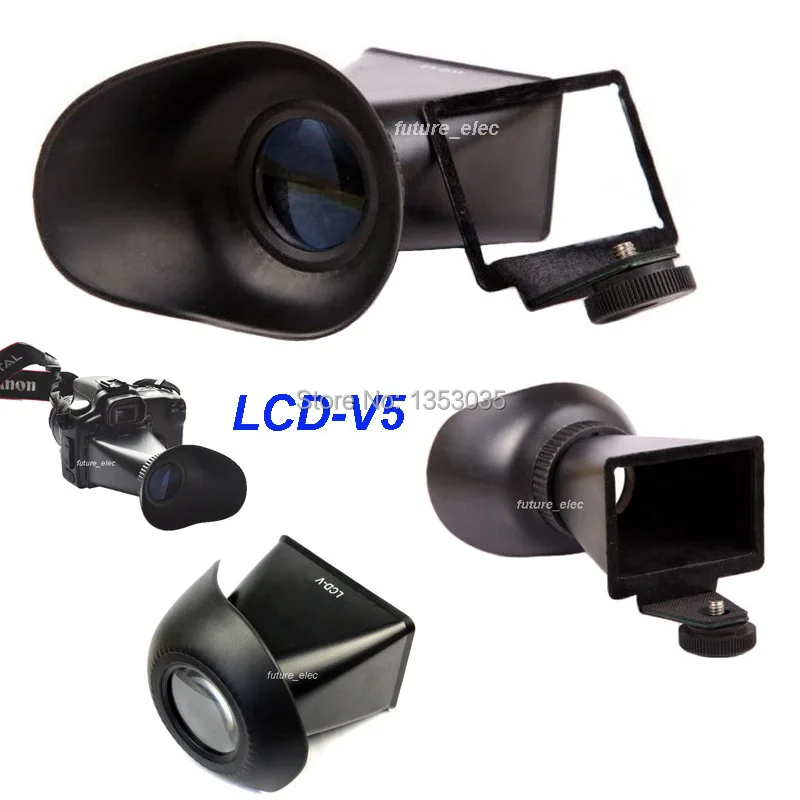New LCD V5 2.8x Magnification Magnifier LCD V5 Viewfinder Extender Eye